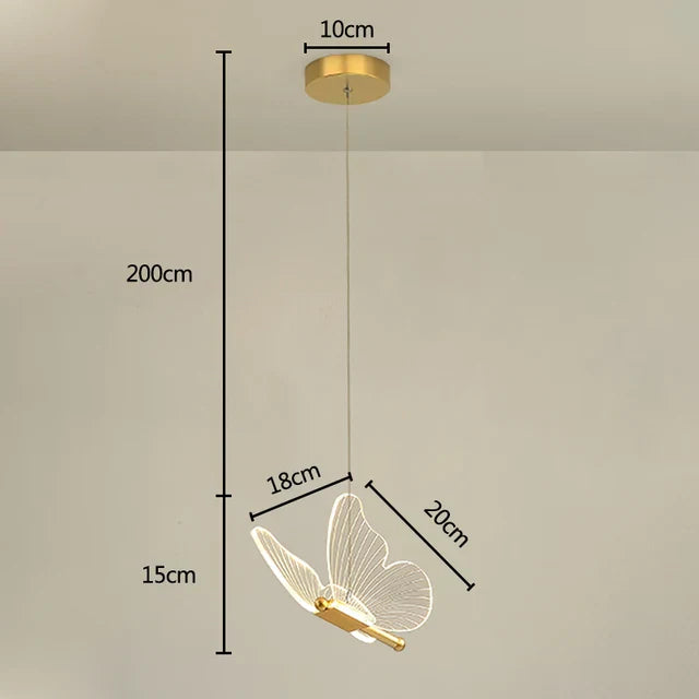 LED Vlinder Hanglampen - Uniek Design voor Creatieve Verlichting in Elke Ruimte