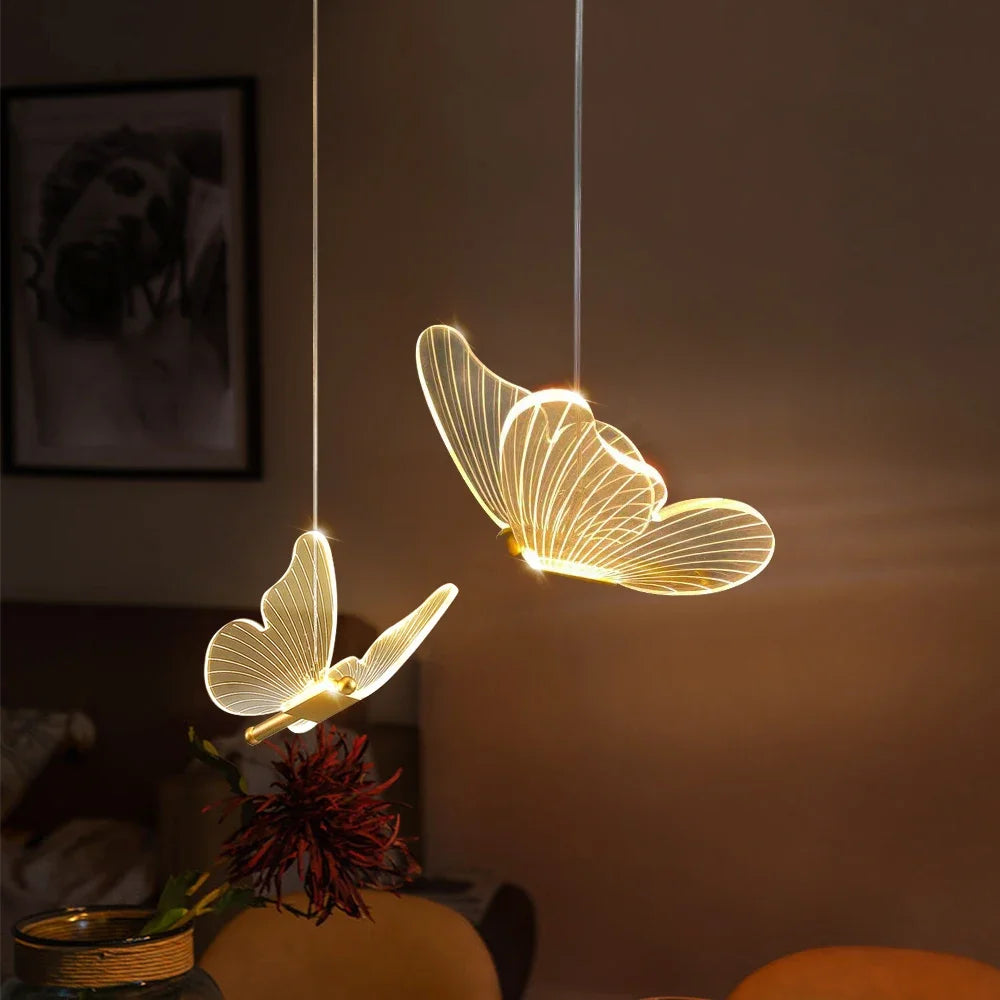 LED Vlinder Hanglampen - Uniek Design voor Creatieve Verlichting in Elke Ruimte