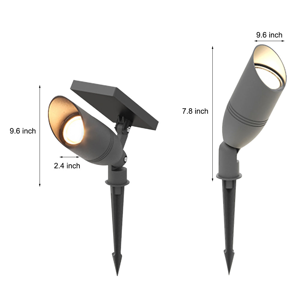 Buiten Waterdichte Solar Spot Verlichting Landschapsverlichting voor Tuin en Gazon