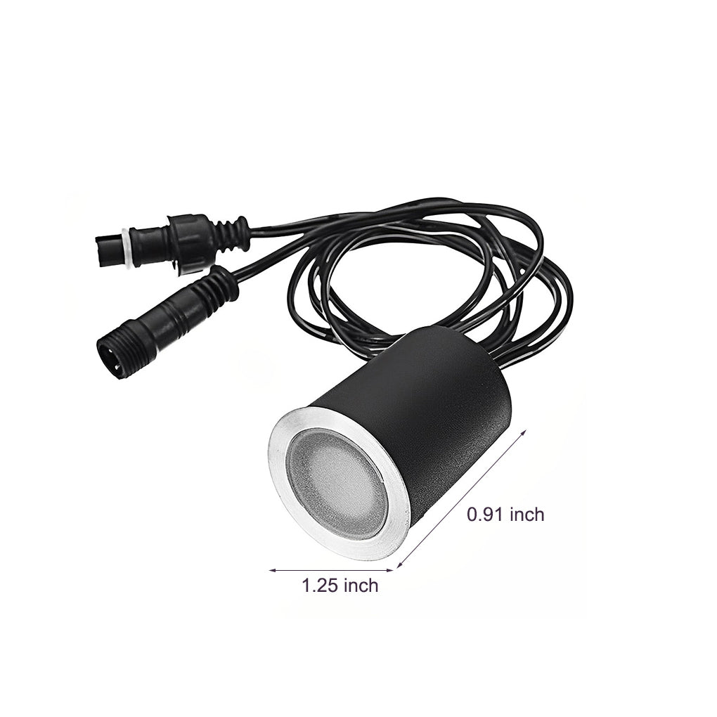 16 Stuks LED Inbouw Deck Trap Verlichting Outdoor Stap Verlichting Tuinverlichting In-grond Verlichting