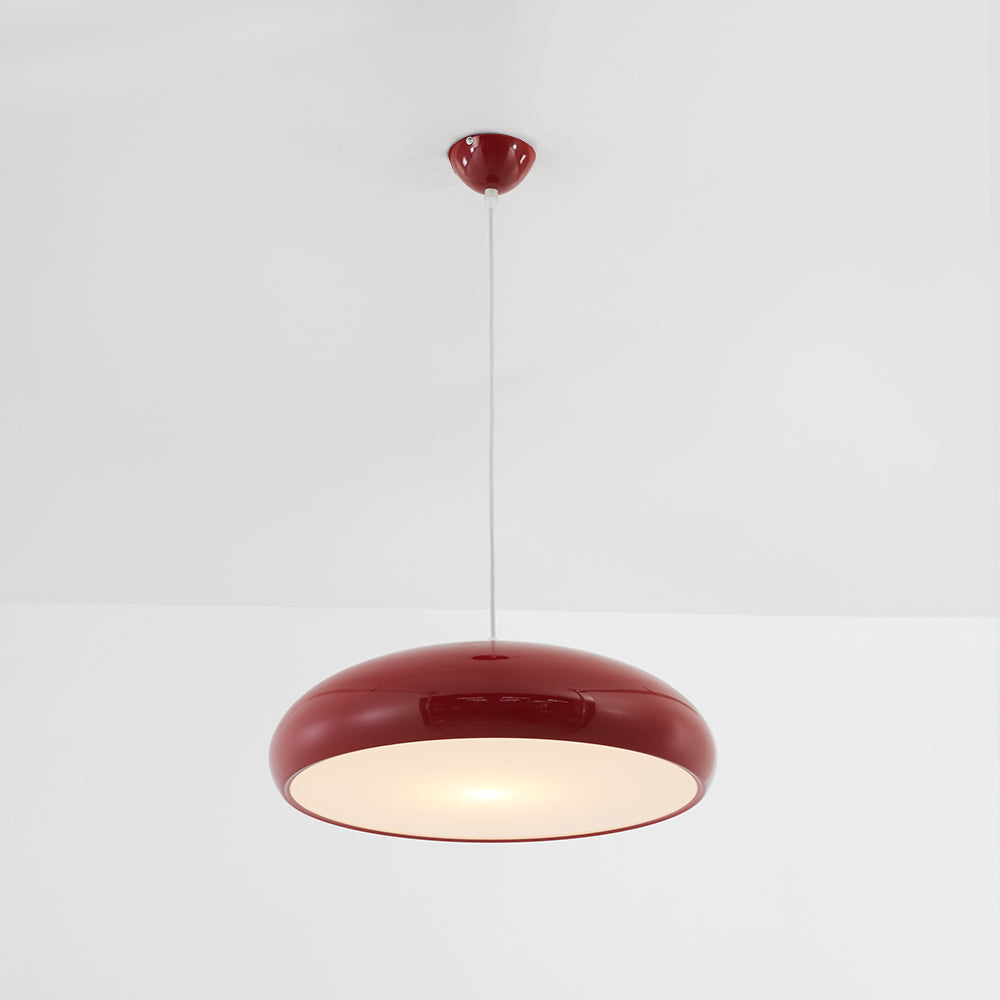 Celestia LED Hanglampen - Moderne Ronde Plafondlampen in Wit Metaal voor Slaapkamer en Woonkamer