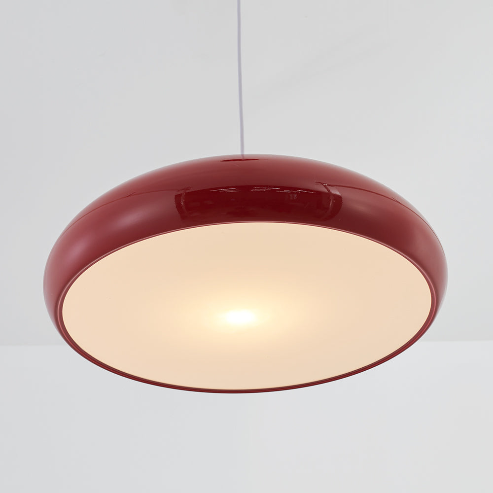 Celestia LED Hanglampen - Moderne Ronde Plafondlampen in Wit Metaal voor Slaapkamer en Woonkamer