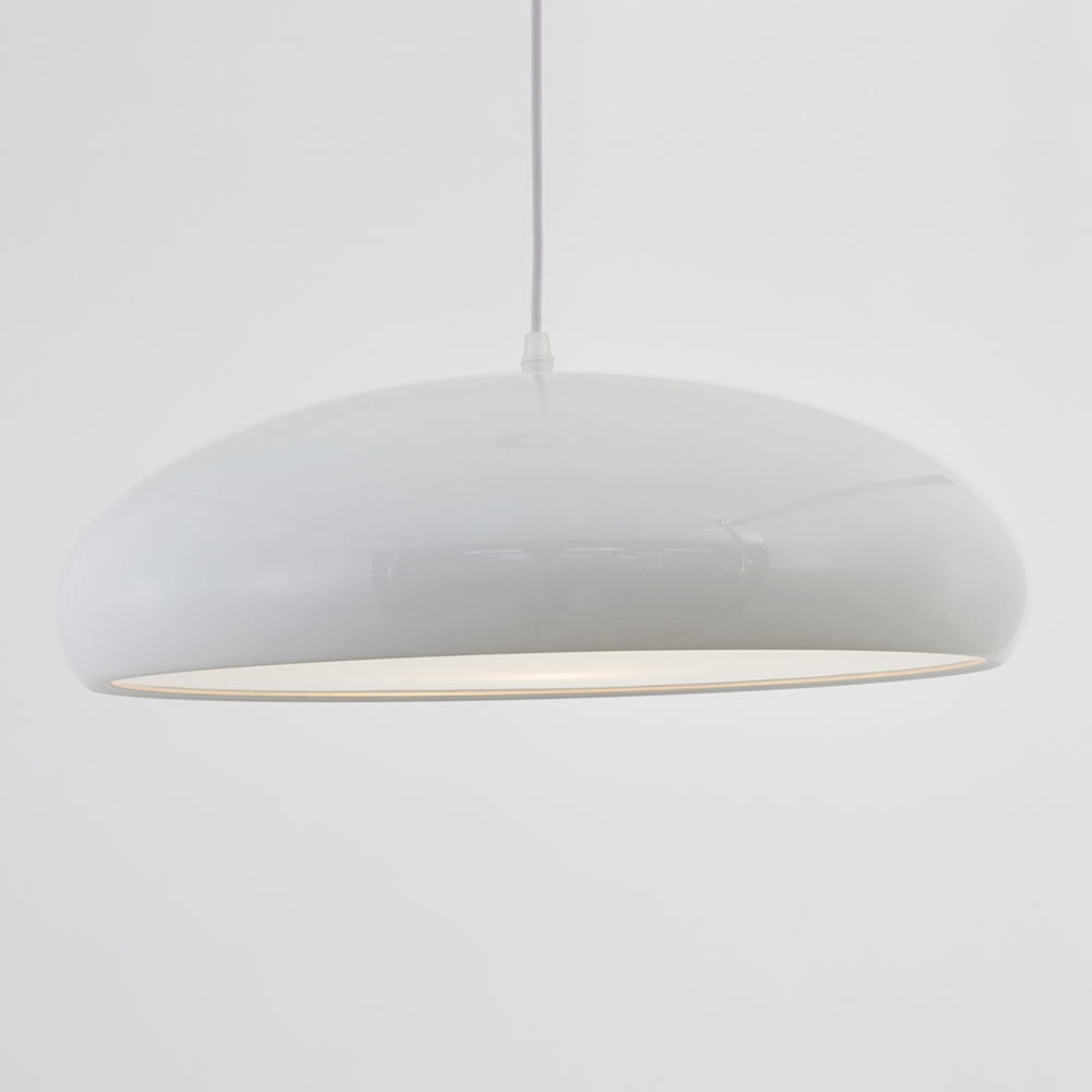 Celestia LED Hanglampen - Moderne Ronde Plafondlampen in Wit Metaal voor Slaapkamer en Woonkamer