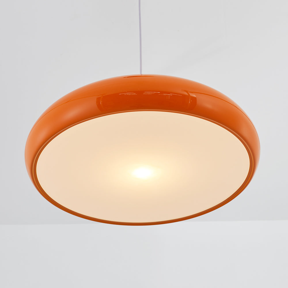 Celestia LED Hanglampen - Moderne Ronde Plafondlampen in Wit Metaal voor Slaapkamer en Woonkamer