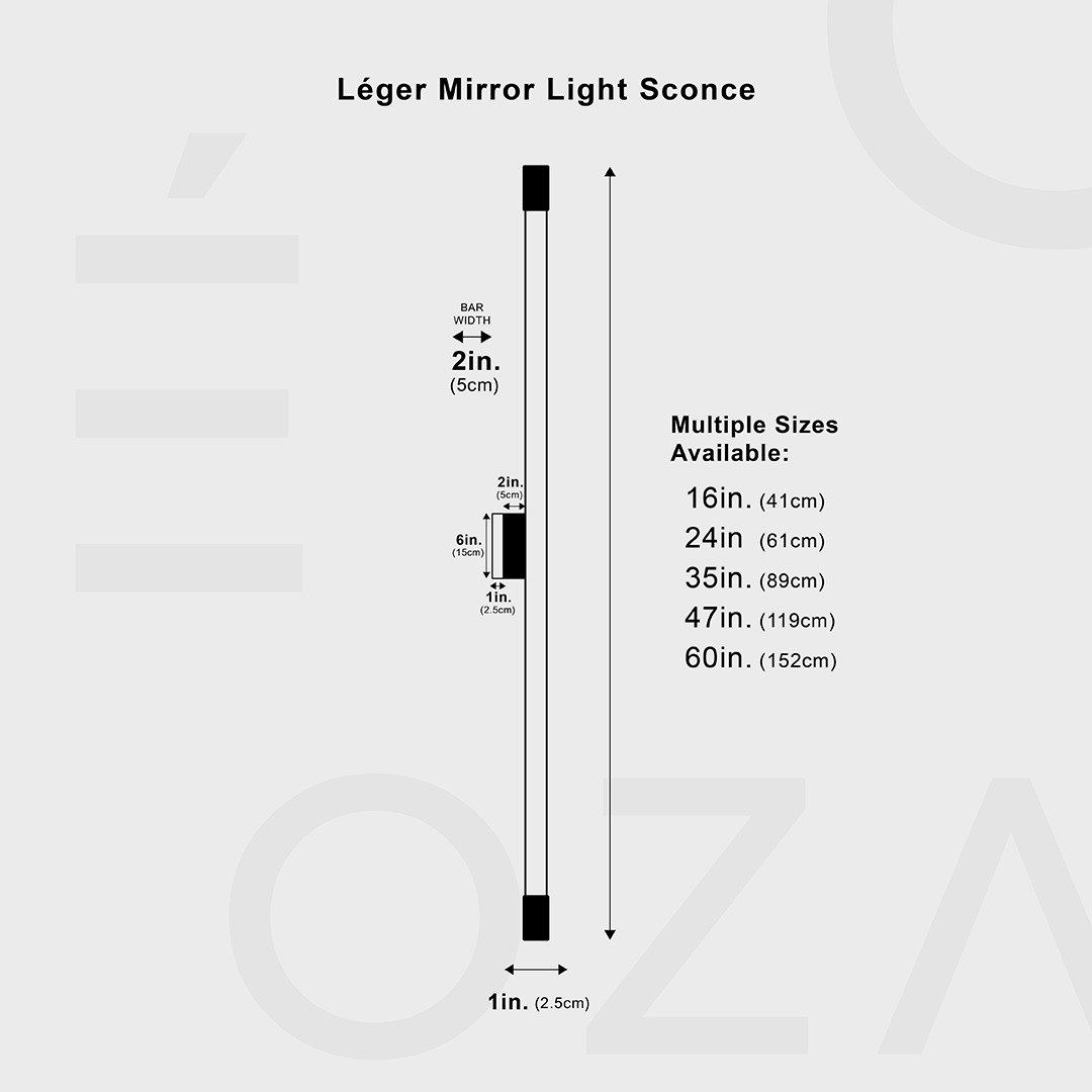 Léger Spiegel Licht Sconce