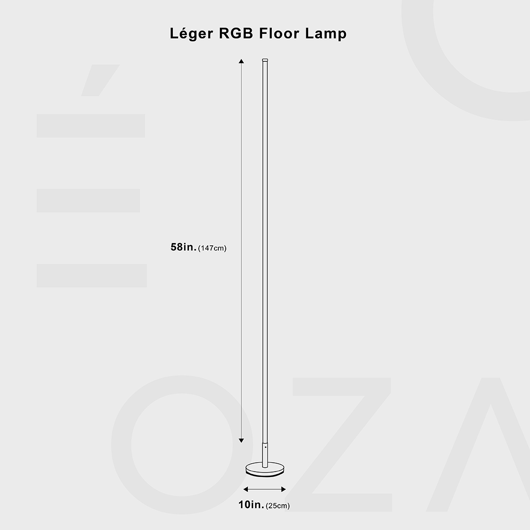 Léger RGB Vloerlamp
