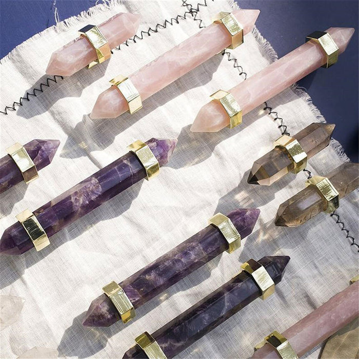 Luxe Natuurlijke Kristallen Kastgrepen en Wardrobe T Bar Knoppen