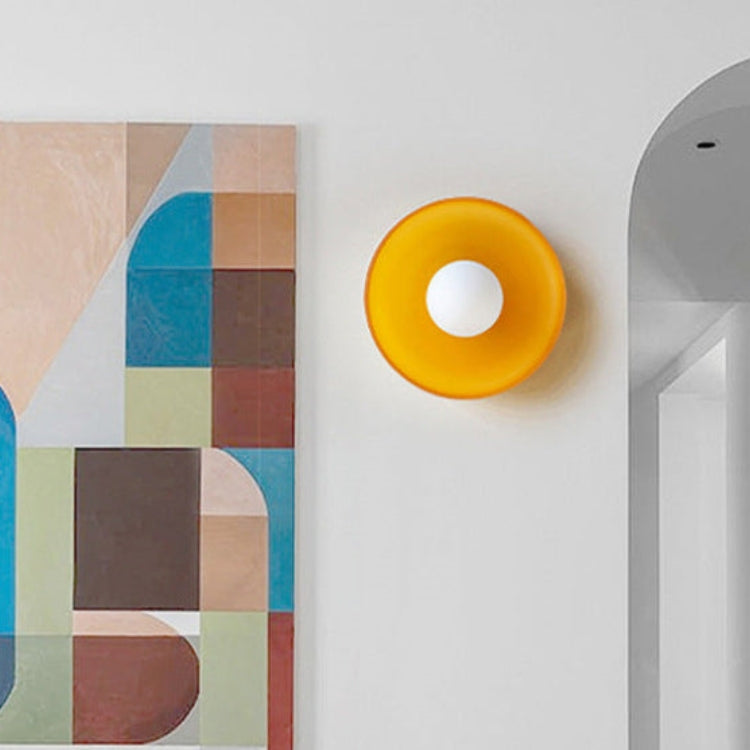 Glazen Ronde LED Plafondlamp