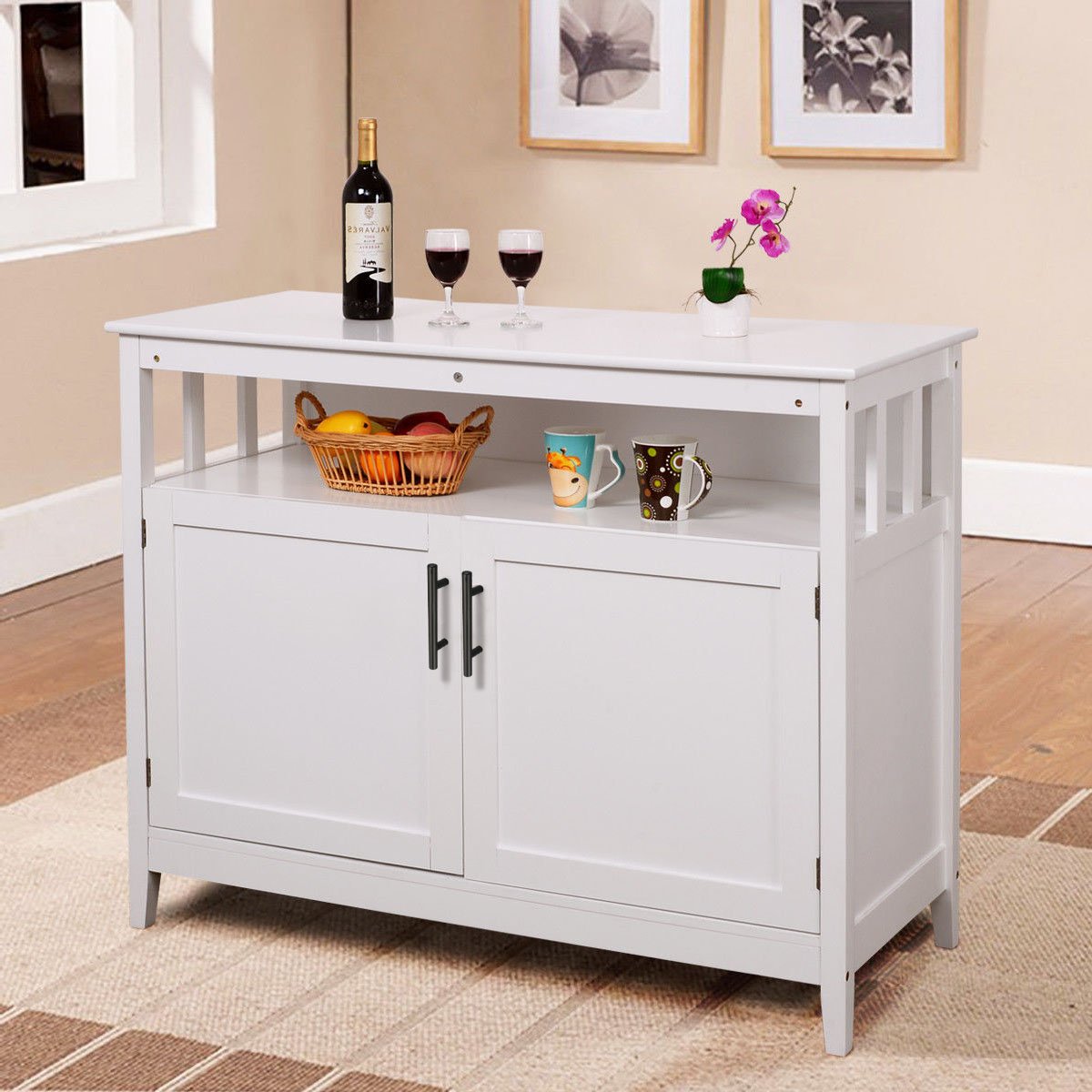 Zwarte Keukenkast Bar Handgrepen