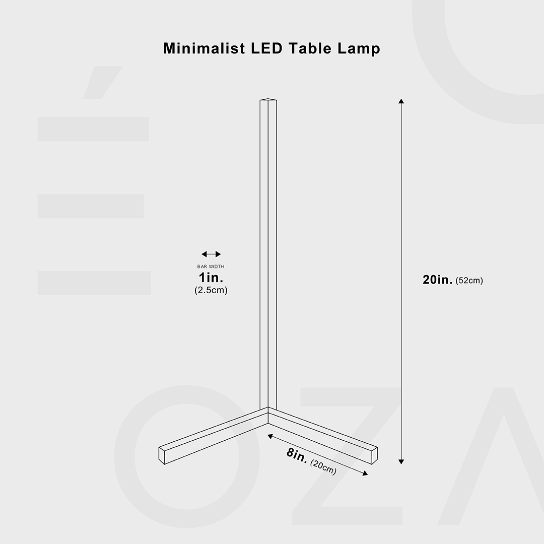 Minimalistische LED Tafellamp