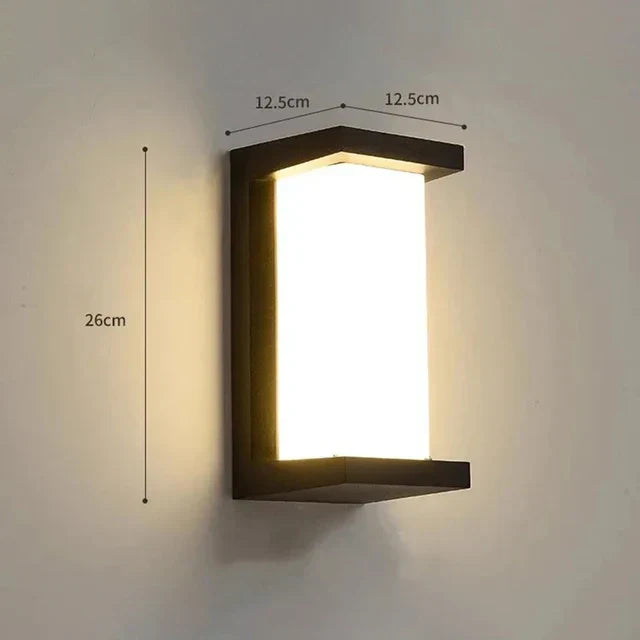 Moderne LED Wandlamp voor Buiten - LumaLine, Energiezuinig en Stijlvol, Ideaal voor Tuin en Terras