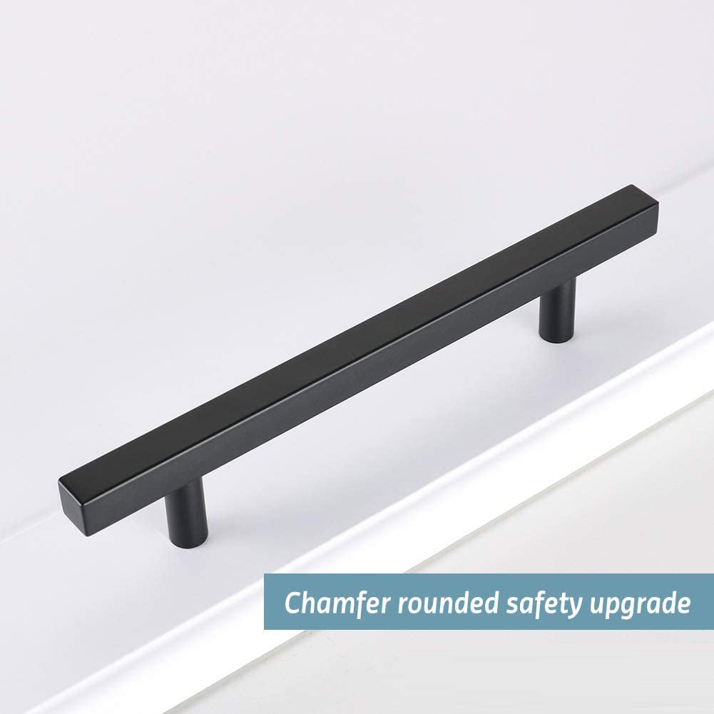 Moderne Vierkante Zwarte Keukenkast Handgrepen