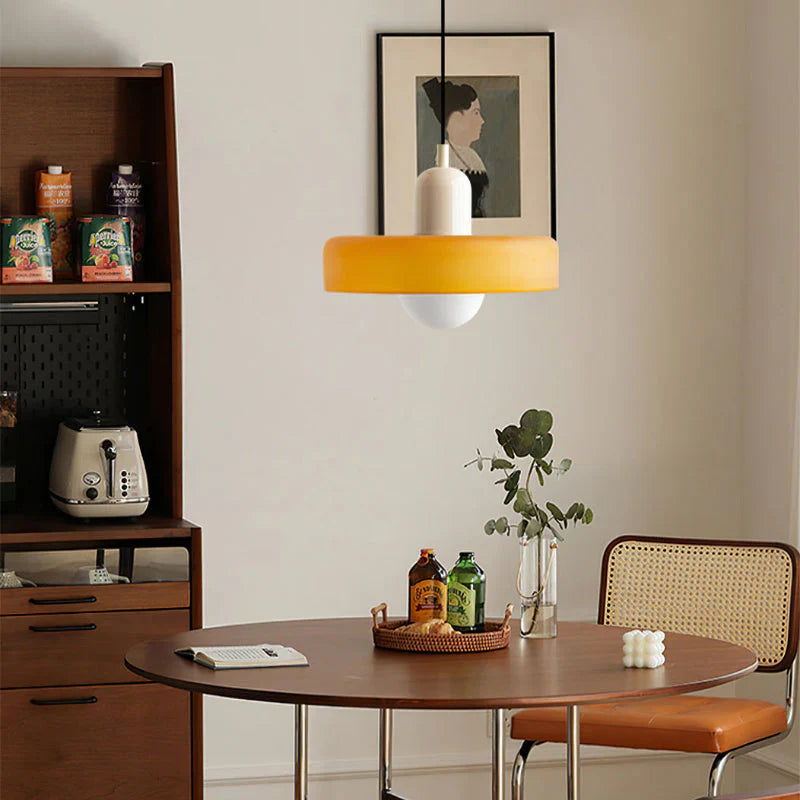 NordicGlass Plafondhanglamp - Scandinavische Designlamp met Verstelbare Hoogte en Glazen Kap