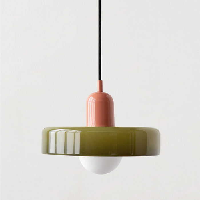 Bauhaus Kleurvolle Glazen Hanglamp - Moderne Design Lamp voor Woonkamer en Eetkamer