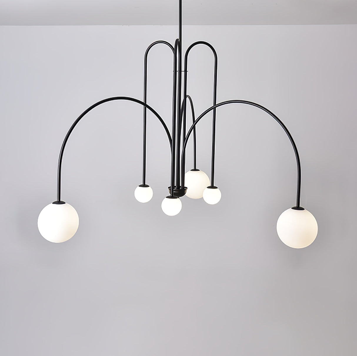 Moderne Gran Finale Hangende Kroonluchters Lange Lijn Metaal Lichtarmatuur