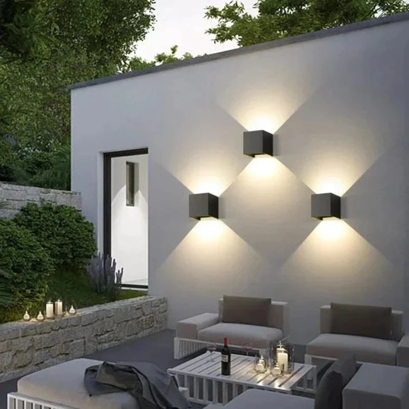 CityGlow - Moderne Waterdichte Buitenwandlamp voor Tuin en Terras, Aluminium, 85-265V