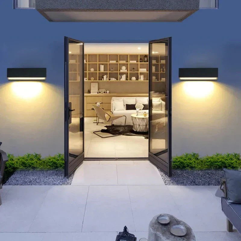 LumiWall - Moderne Waterdichte LED Wandlamp voor Buiten | Krachtige Verlichting