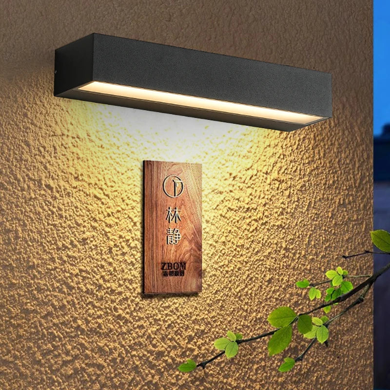 LumiWall - Moderne Waterdichte LED Wandlamp voor Buiten | Krachtige Verlichting