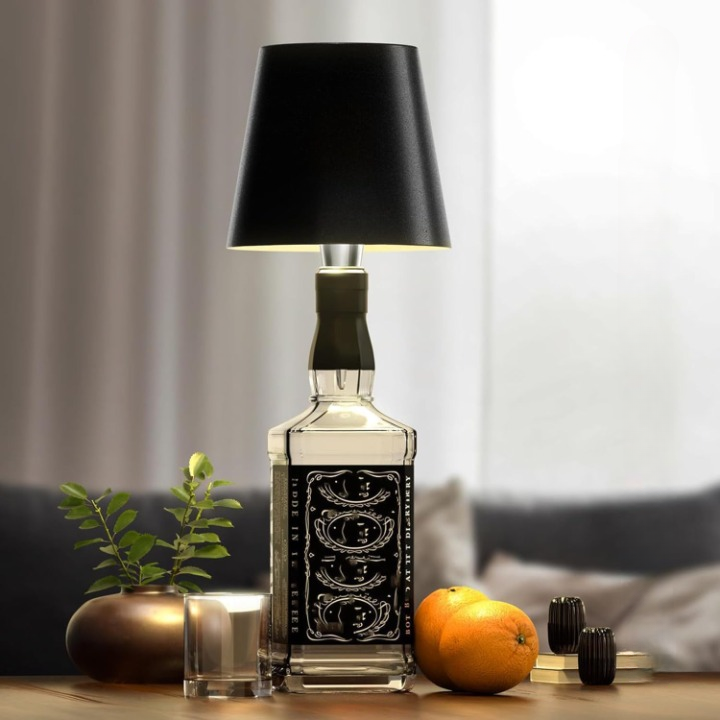 Draagbare LED Verlichtingsfles met Touch Bediening - Dimbaar, Oplaadbaar en Draadloos