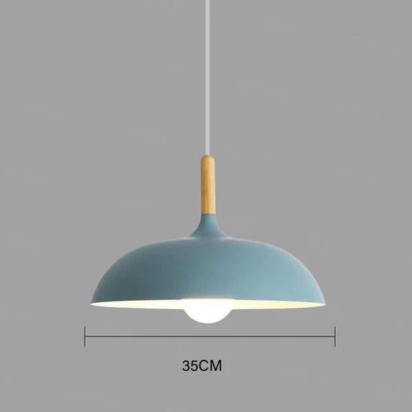 Alaric Moderne Eiken Plafondlamp