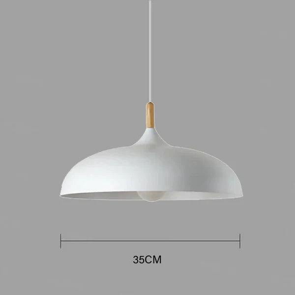 Alaric Moderne Eiken Plafondlamp