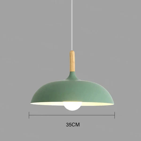 Alaric Moderne Eiken Plafondlamp