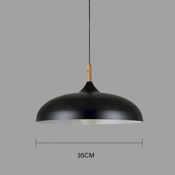 Alaric Moderne Eiken Plafondlamp