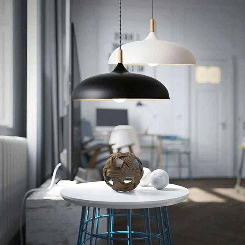 Alaric Moderne Eiken Plafondlamp