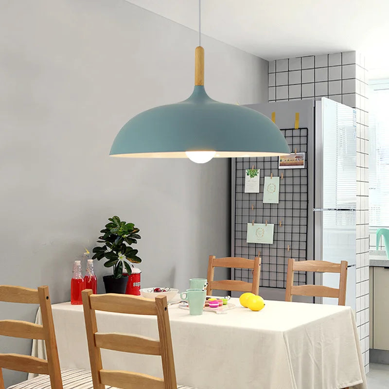 Alaric Moderne Eiken Plafondlamp