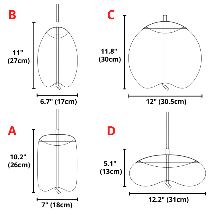 Nordic Touw & Glas Hanglampen