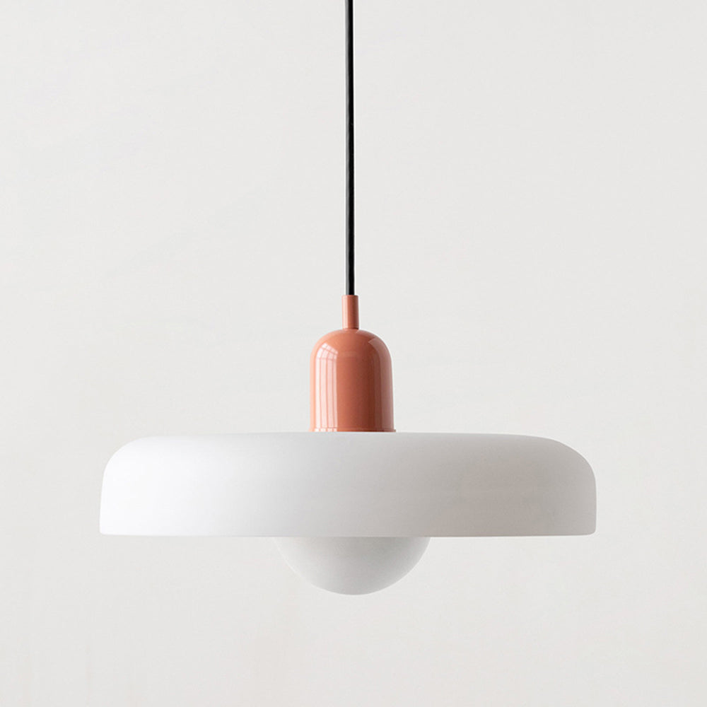 Bauhaus Glas-in-lood Hanglamp