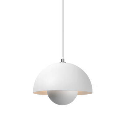 Scandinavische Hanglamp - Elegante 1-Licht Halfronde Verlichting voor Woonkamer en Slaapkamer