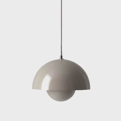 Scandinavische Hanglamp - Elegante 1-Licht Halfronde Verlichting voor Woonkamer en Slaapkamer