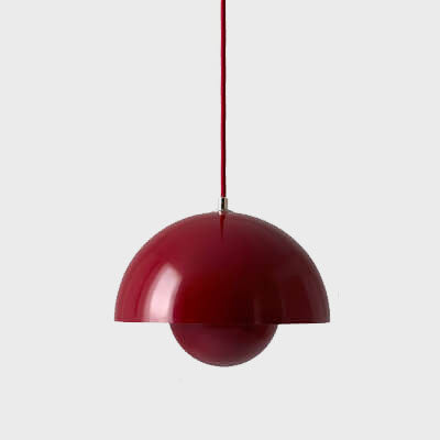 Scandinavische Hanglamp - Elegante 1-Licht Halfronde Verlichting voor Woonkamer en Slaapkamer
