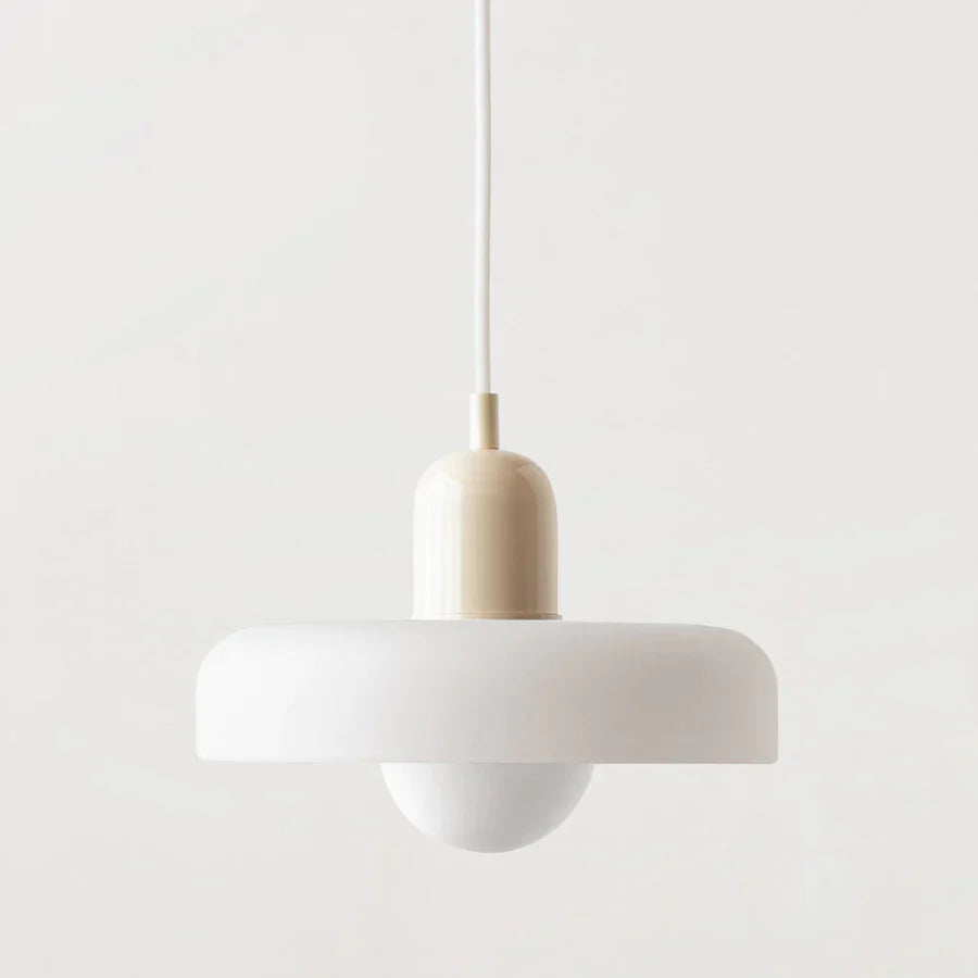 NordicGlass Plafondhanglamp - Scandinavische Designlamp met Verstelbare Hoogte en Glazen Kap