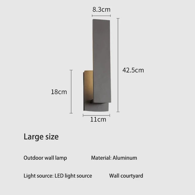 Stijlvolle Weerbestendige LED Wandlamp voor Buiten - Duurzame Verlichting