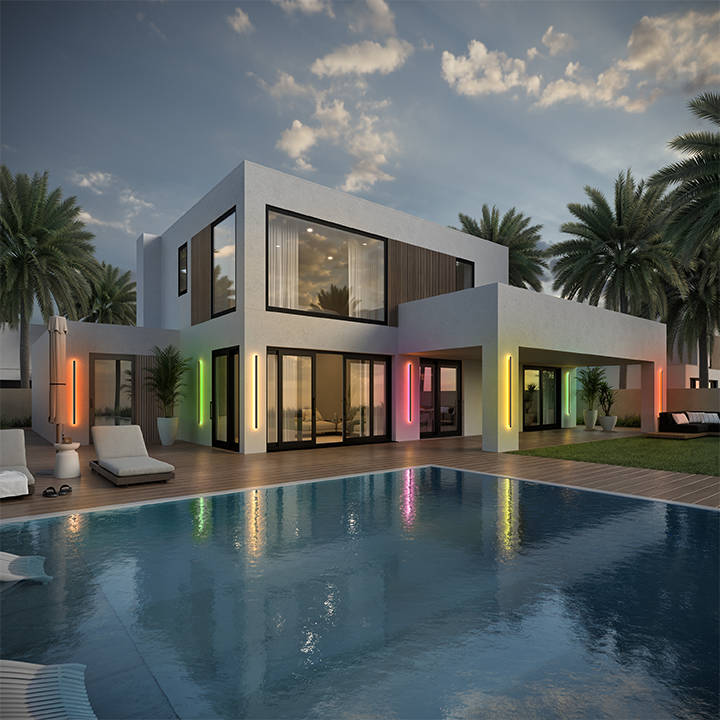 Svelte RGB Buiten Wandlamp