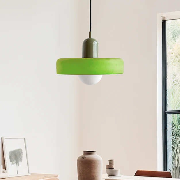 Bauhaus Kleurvolle Glazen Hanglamp - Moderne Design Lamp voor Woonkamer en Eetkamer
