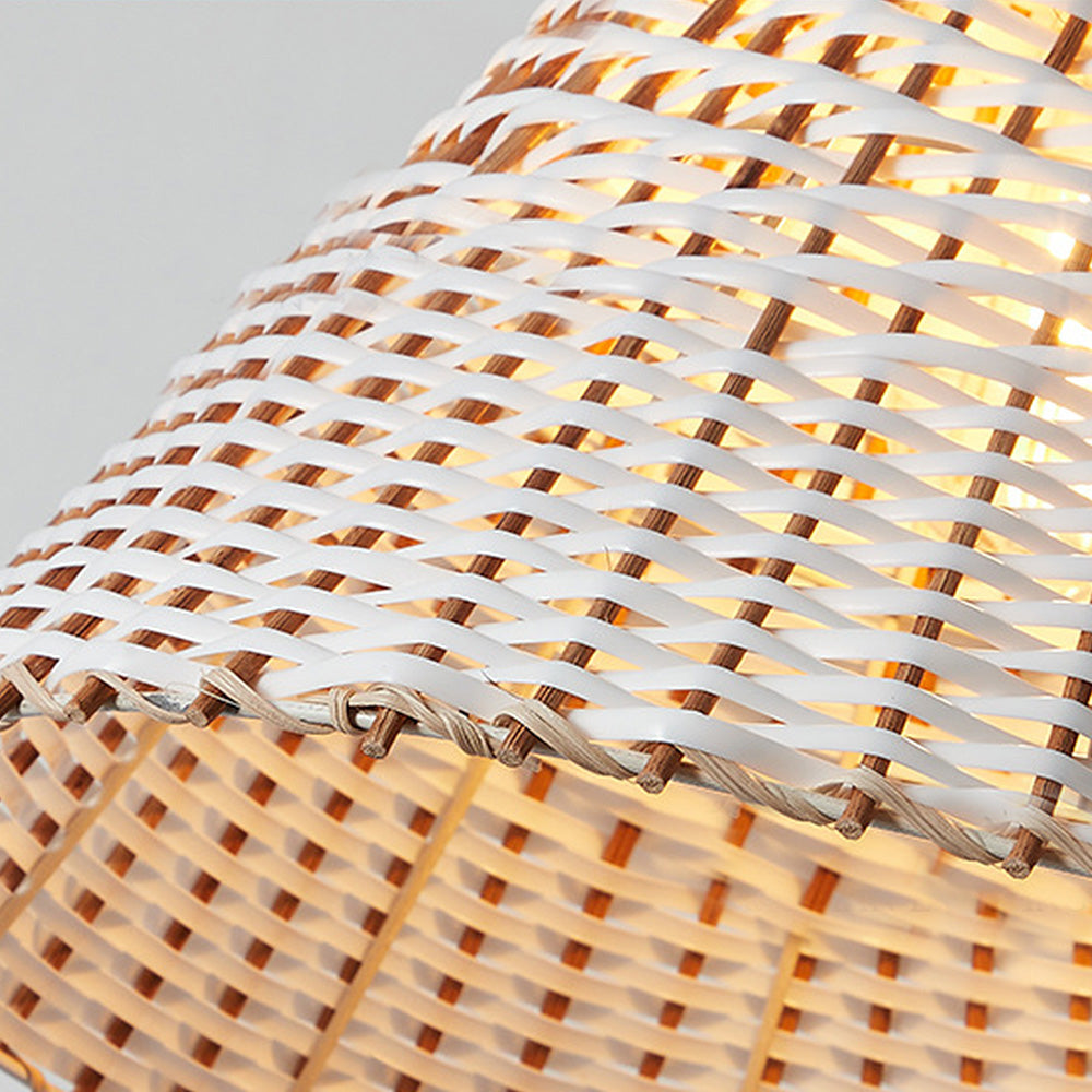 Boho Handgemaakte Rieten Hanglamp - Unieke Natuurlijke Verlichting voor Eetkamer & Woonkamer