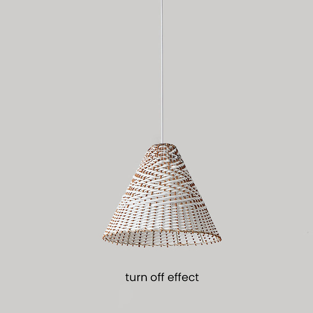 Boho Handgemaakte Rieten Hanglamp - Unieke Natuurlijke Verlichting voor Eetkamer & Woonkamer