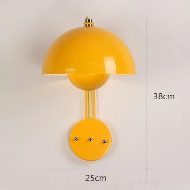 Moderne LED Wandlamp met Paddenstoel | Stijlvolle Nachtlamp voor Slaapkamers & Woonkamers