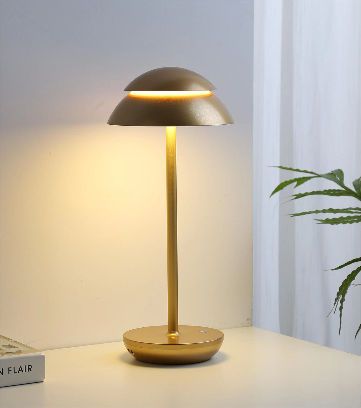Moderne Oplaadbare LED Tafellamp | Draadloze Touch Verlichting met Verstelbare Helderheid
