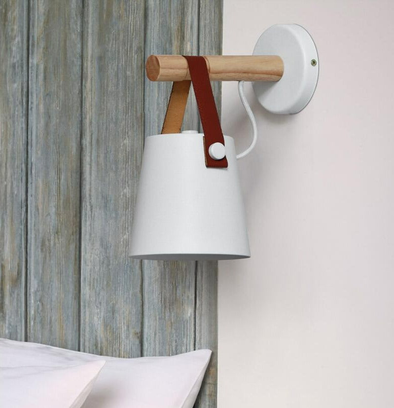 Houten Nordic Hangende Wandlamp