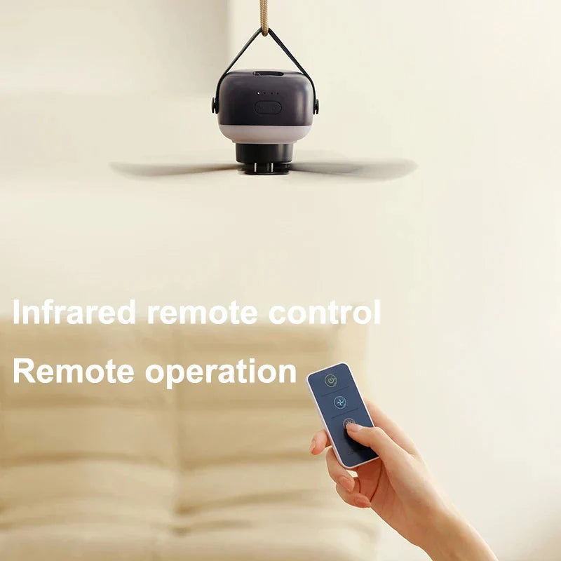 Luxueuze Plafondventilator met LED Verlichting | Stille Werking en Energiezuinige Koeling voor Woonkamer en Slaapkamer