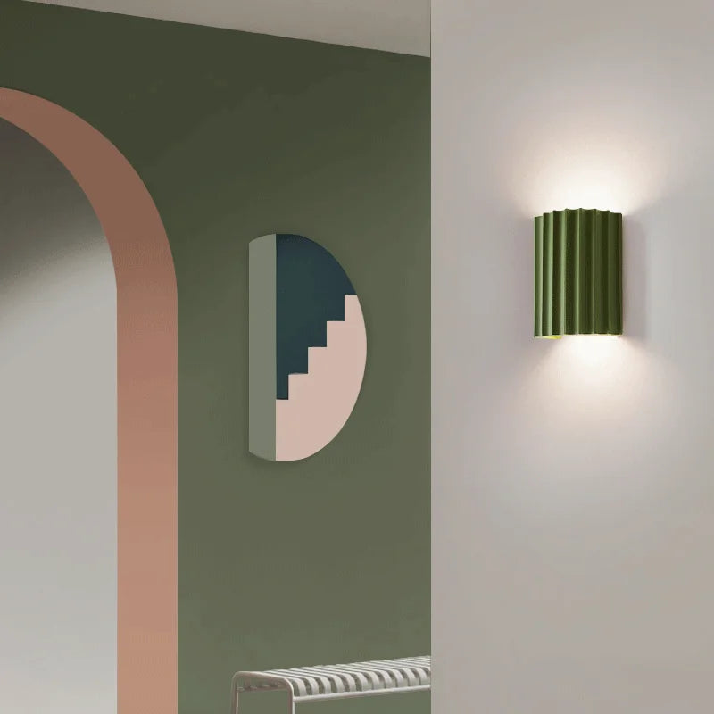 Riven Wandlamp Modern Kunsthars Ontwerp