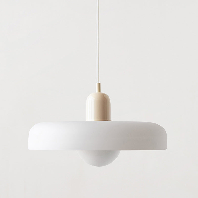 Bauhaus Glas-in-lood Hanglamp