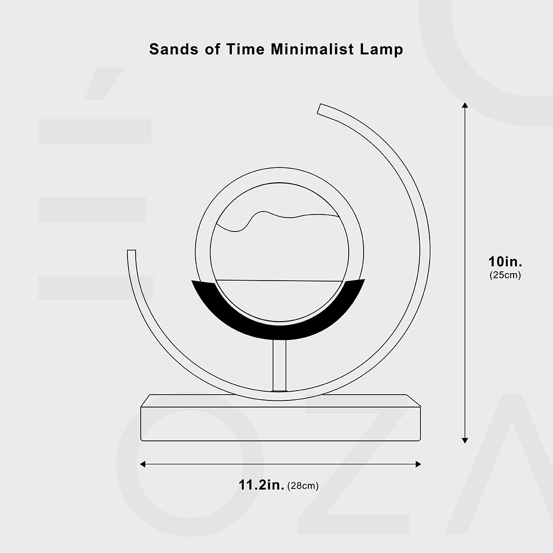 Zand der Tijd Minimalistische Lamp - Minimalistische Verlichting