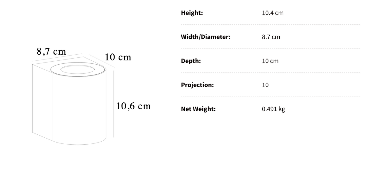 Canto 2 LED Wandlamp - Stijlvol Scandinavisch Ontwerp