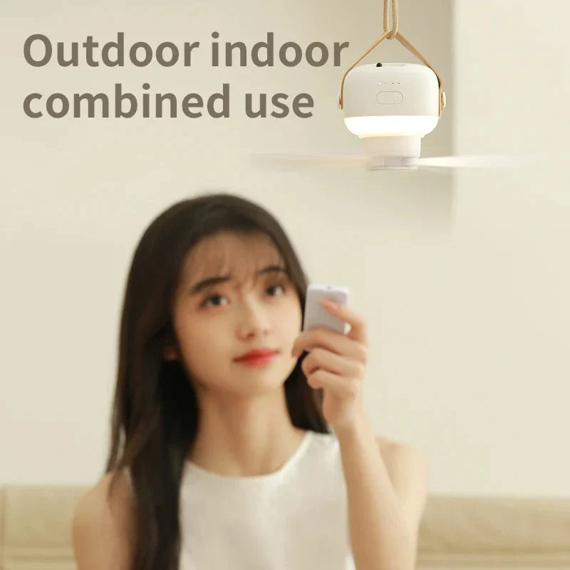 Luxueuze Plafondventilator met LED Verlichting | Stille Werking en Energiezuinige Koeling voor Woonkamer en Slaapkamer
