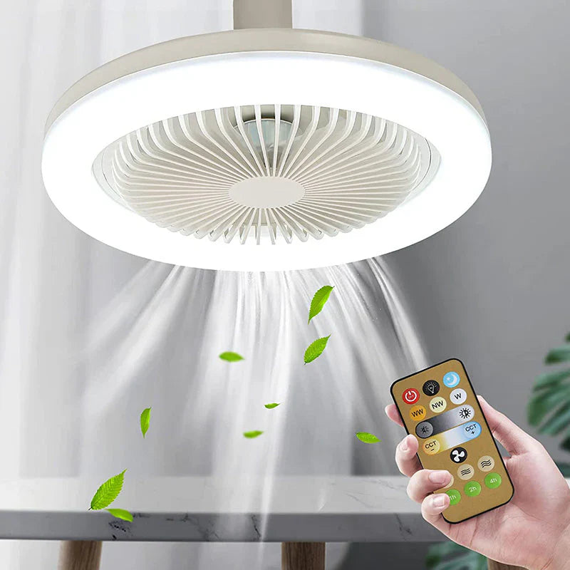 Energiezuinige Plafondventilator met LED Licht & Afstandsbediening | Geschikt voor Elke Lampfitting
